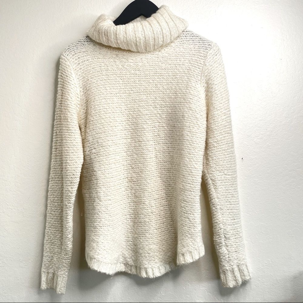 RVCA Cowlneck Sweater Cream Small Classic Neutral Minimalist